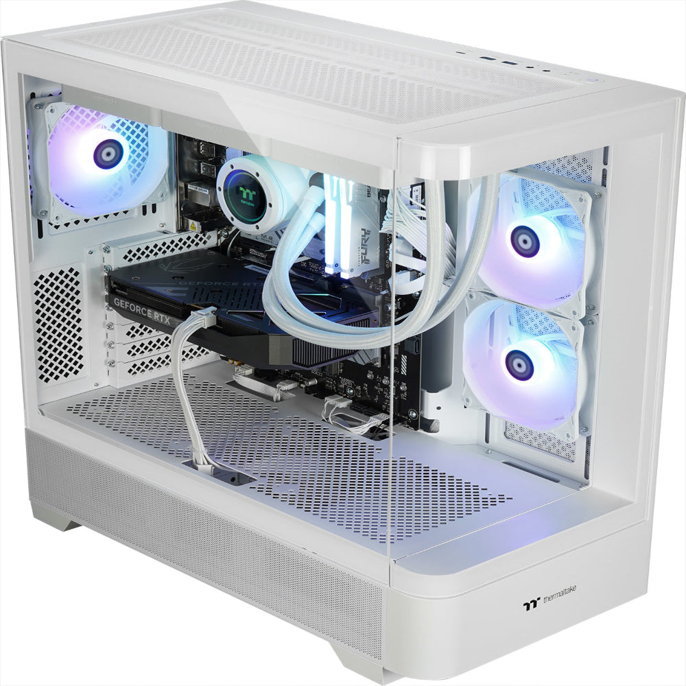 Der White Unicorn ist ein LCGS Gaming PC mit NVIDIA RTX 5070 Ti und Intel Core i7 14700KF.
