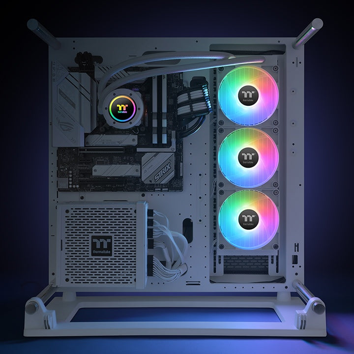 TH360 ARGB V2 Snow CPU AIO Liquid Cooler - Thermaltake Toughstore