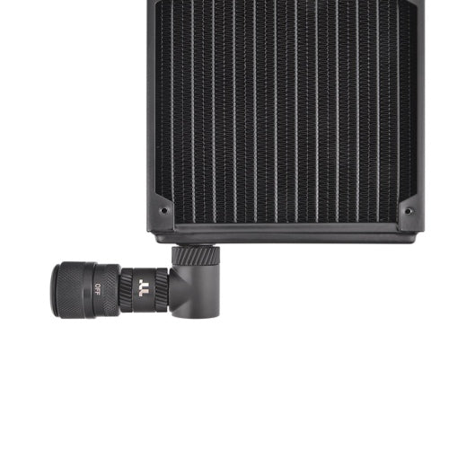 Pacific SF Male to Male 20mm Extender Matte Black DIY LCS Fittings - Thermaltake LCGS