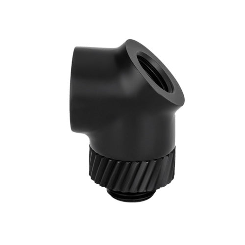 Pacific SF 45 & 90 Degree Adapter Matte Black DIY LCS Fittings - Thermaltake LCGS