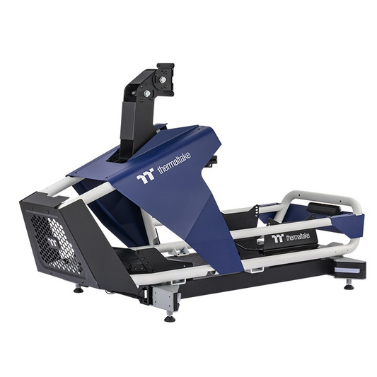 Thermaltake GR700 Racing Simulator Cockpit mit stabilem Aluminium- und Stahlrahmen für GT- und Formel-Sim-Racing-Setups