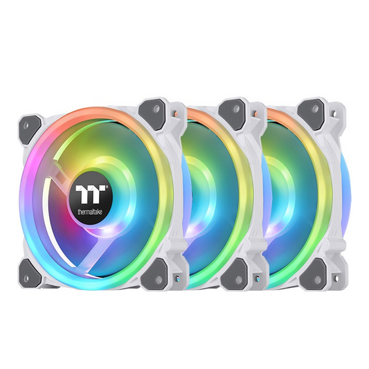 Riing Trio 12 RGB Snow White Gehäuselüfter (3-Fan Pack)