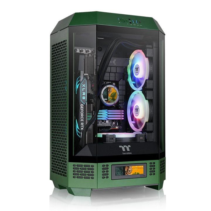 Thermaltake The Tower 300 Racing Green - Thermaltake Toughstore