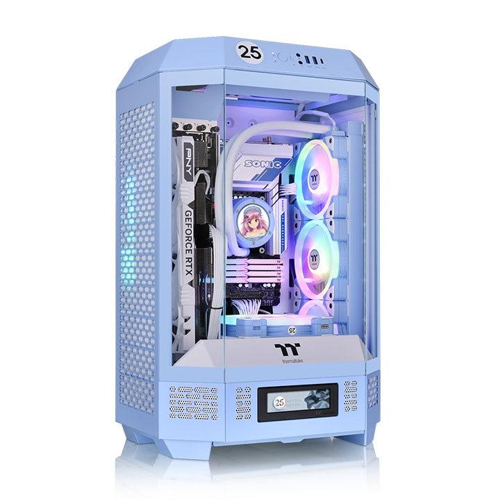 Thermaltake The Tower 300 Hydrangea Blue - Thermaltake Toughstore