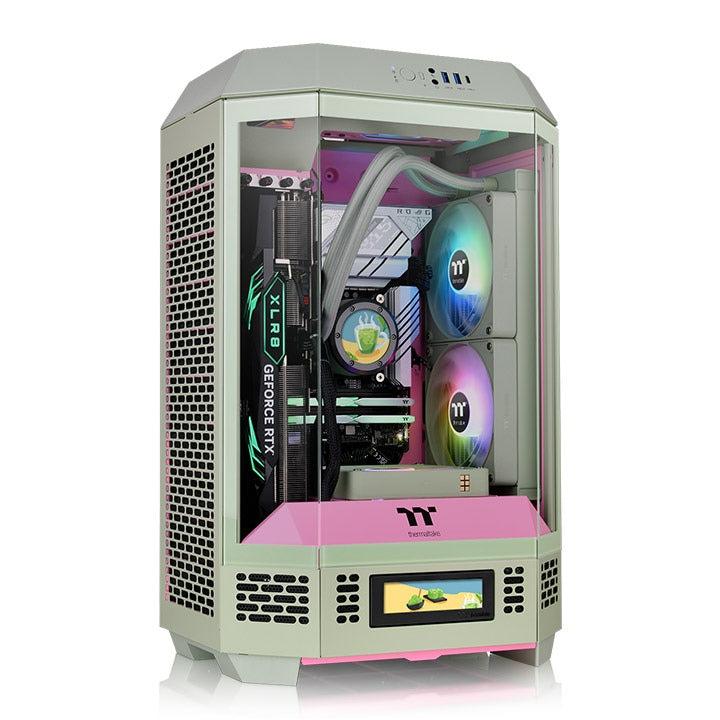 Thermaltake The Tower 300 Matcha Plum - Thermaltake Toughstore