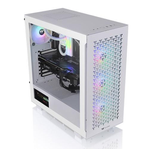 Der V350 TG ARGB Air in der Farbe Snow White ist ein Midi PC Gehaeuse.