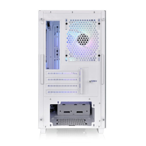 Das H16 TG ARGB Snow White ist ein Micro-ATX Tower Chassis mit Mesh-Frontblende
