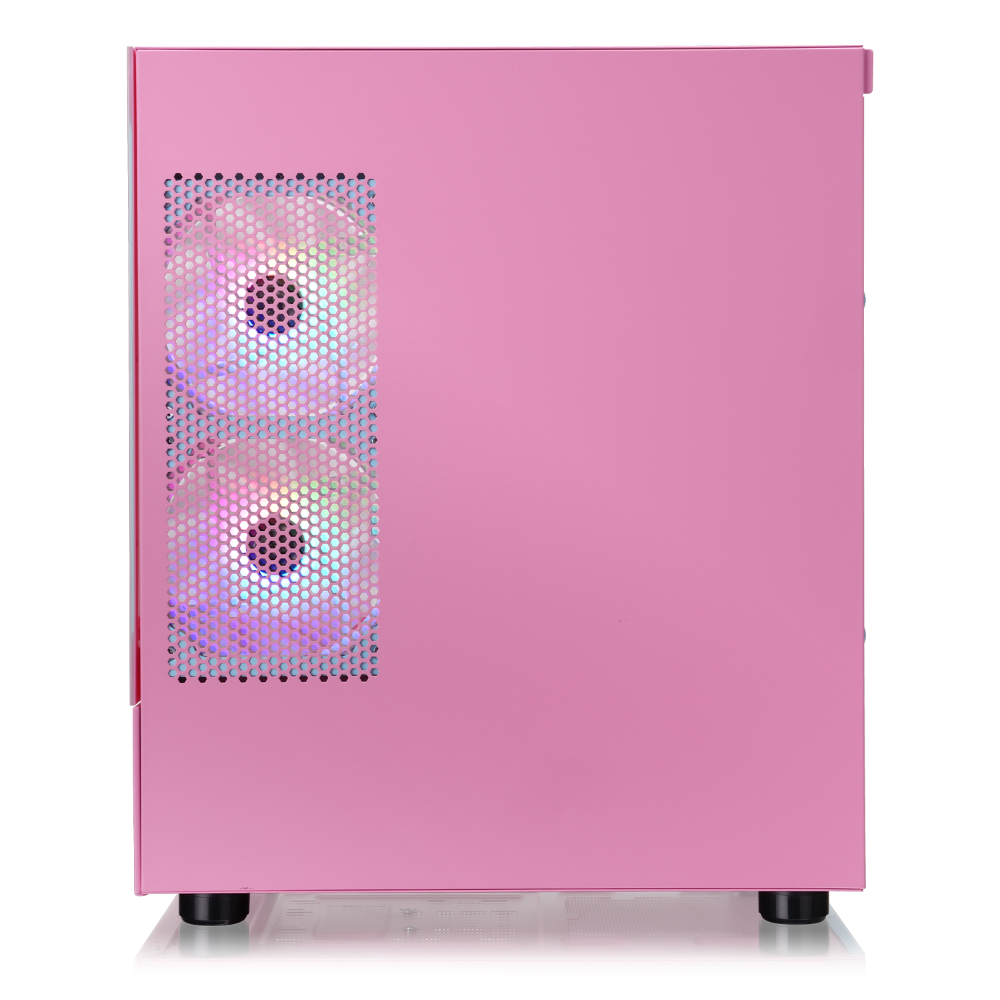 Das View 170 TG ARGB Bubble Pink ist Micro-ATX-Gehäuse mit eleganten Glaspaneelen