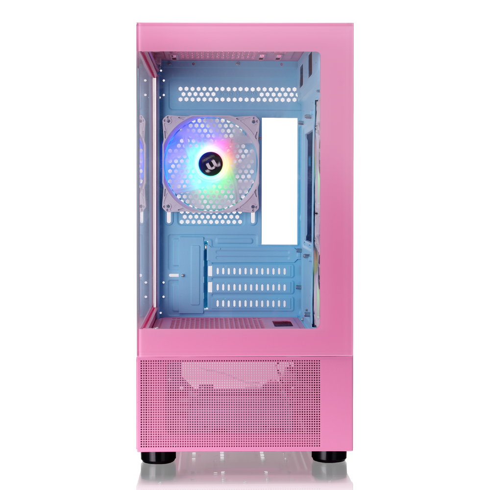 Das View 170 TG ARGB Bubble Pink ist Micro-ATX-Gehäuse mit eleganten Glaspaneelen