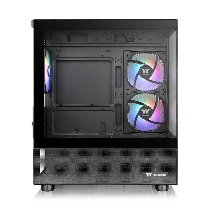 Das View 170 TG ARGB Black ist Micro-ATX-Gehäuse mit eleganten Glaspaneelen