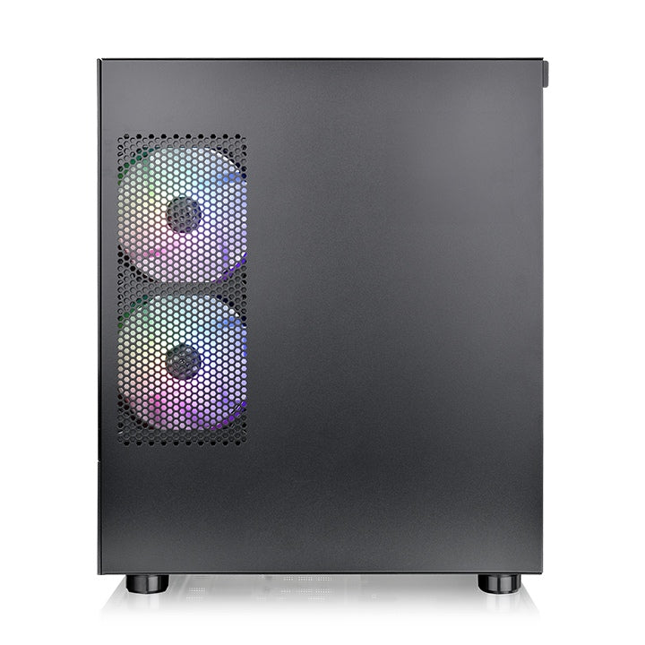 Das View 170 TG ARGB Black ist Micro-ATX-Gehäuse mit eleganten Glaspaneelen