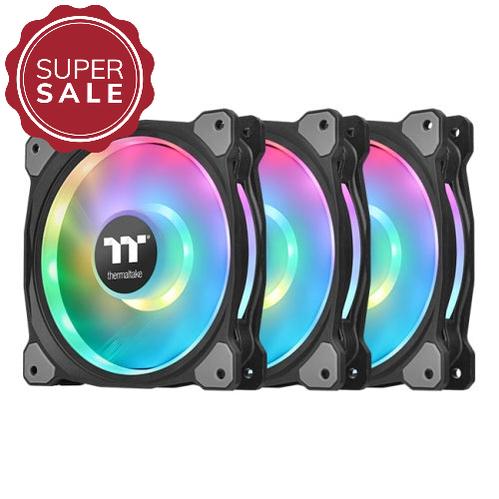 Riing Duo 14 RGB Radiator Fan 3 Pack Dual Riing - Thermaltake LCGS
