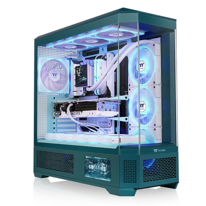 Das 6.0" LCD Panel Kit ist für das PC Gehäuse View 370/600 TG in der Farbe Transformative Teal.