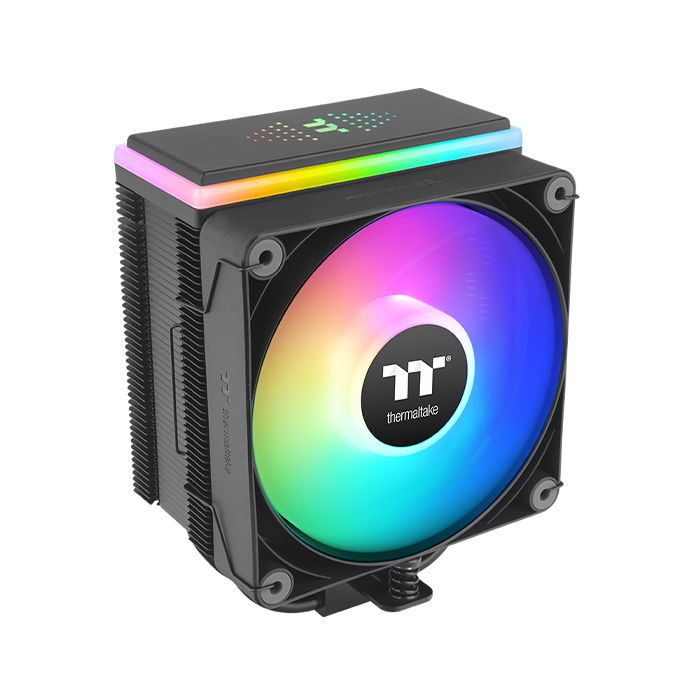 Der ASTRIA 400 ARGB in der Farbe Black, also Schwarz Lighting ist ein CPU-Kuehler für PC ATX-Gehaeuse (Tower).