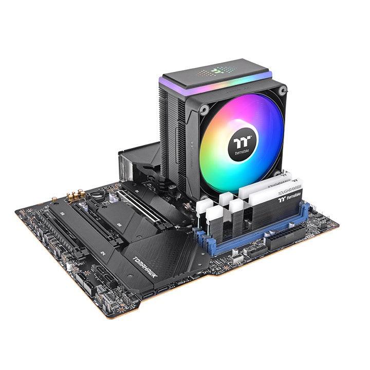 Der ASTRIA 400 ARGB in der Farbe Black, also Schwarz Lighting ist ein CPU-Kuehler für PC ATX-Gehaeuse (Tower).