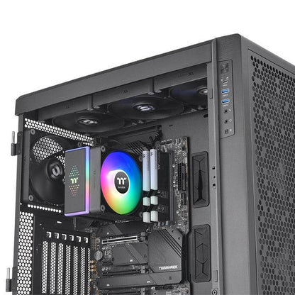 Der ASTRIA 400 ARGB in der Farbe Black, also Schwarz Lighting ist ein CPU-Kuehler für PC ATX-Gehaeuse (Tower).