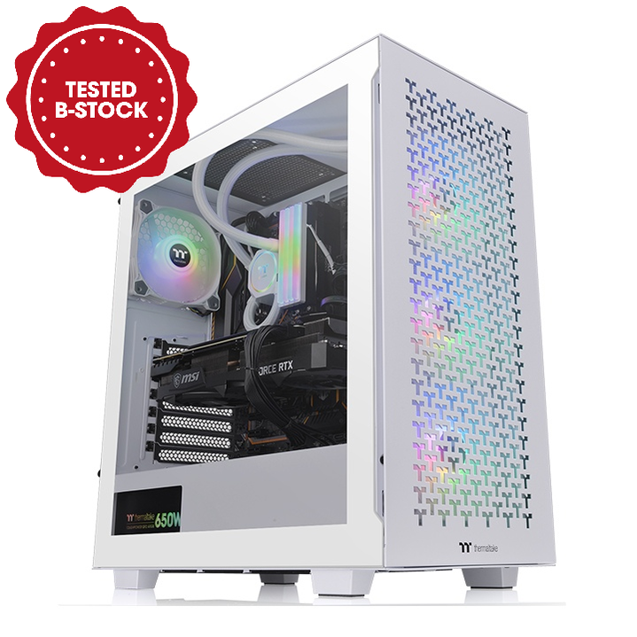 ***B-Ware*** Bundle - V350 TG ARGB Air Gehäuse + TH120 V2 AIO Snow White