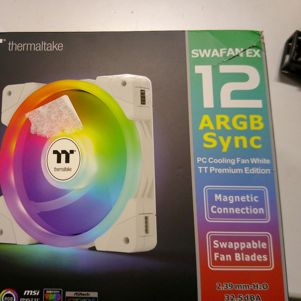 ***B-Ware*** SWAFAN EX12 ARGB Gehäuselüfter Snow White (3-Fan Pack) #2