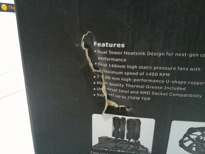 ***B-Ware*** TOUGHAIR 710 Full Black CPU-Kühler