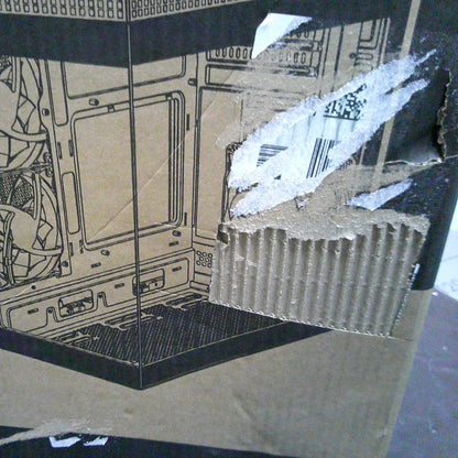 Das ***B-Ware*** View 170 TG ARGB PC Gehäuse in der Farbe Snow White.