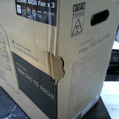 ***B-Ware*** View 290 TG ARGB Black