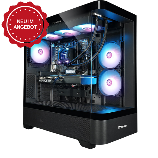 Der Black Dragon ist ein LCGS Gaming PC mit NVIDIA RTX 5070 und AMD Ryzen 7 7800X3D.