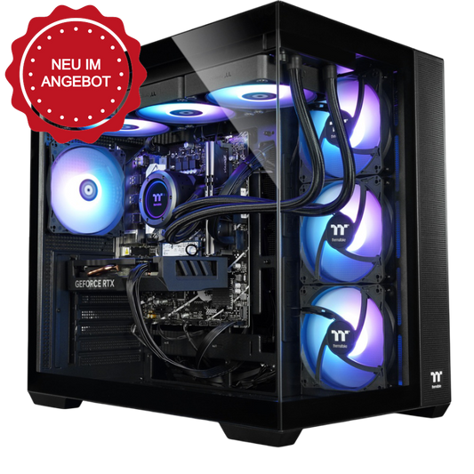 Der Black Giant ist ein LCGS Gaming PC mit NVIDIA RTX 5060 Ti und Intel Core i5 14600KF.