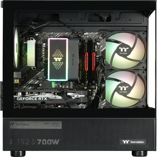 Der Blue Dwarf Black ist ein LCGS Gaming PC mit  NVIDIA GeForce RTX 5060 und AMD Ryzen 7 5700X.