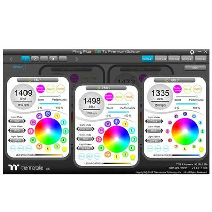 Riing Plus 14 RGB (3-Fan Pack) - Thermaltake LCGS