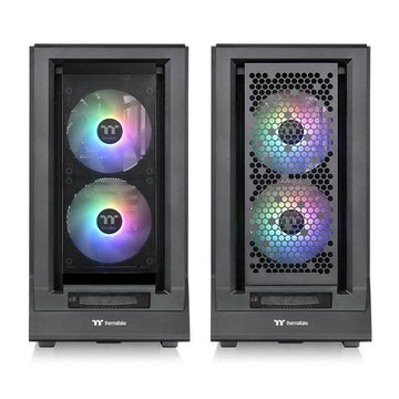 Ceres 350 MX Black -Das Ceres 350 MX-Midi Tower Glasfront in der Farbe Black ist ein Midi Gehaeuse von Thermaltake LCGS Shop.