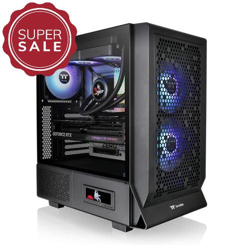 Der Ceres 330 TG ARGB in der Farbe Black ist ein Midi E-ATX-PC Gehaeuse.