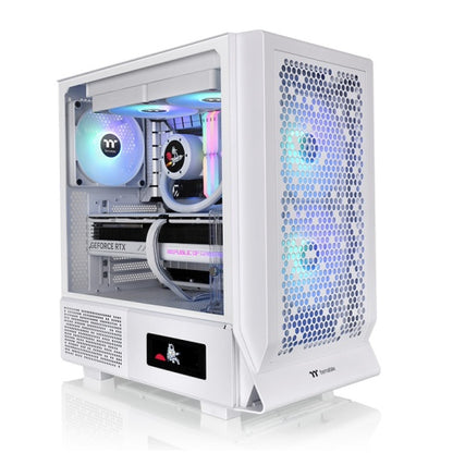 Der Ceres 330 TG ARGB in der Farbe Snow White ist ein Midi E-ATX-PC Gehaeuse.