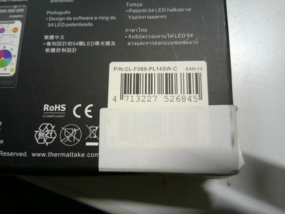 ***B-Ware*** Riing Quad 14 RGB Radiator Fan TT Premium Edition 1 Fan Pack (no Controller included)