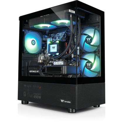 Der Dark Shadow 5060Ti PC in der Farbe Schwarz ist ein LCGS Gaming PC mit immenser Leistung. Ausgestattet mit bester Thermaltake-Technik dem View 170 TG ARGB Black Gehäuse, LA240-S Black AIO und Netzteil Berlin. Hardware: CPU AMD Ryzen 7 8700F, 32 GB DDR5 Ram, 1TB M.2 SSD.
