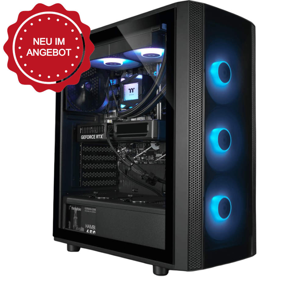 Der Dark Wizard ist ein LCGS Gaming PC mit NVIDIA RTX 5060 und Intel Core i5 14400F.
