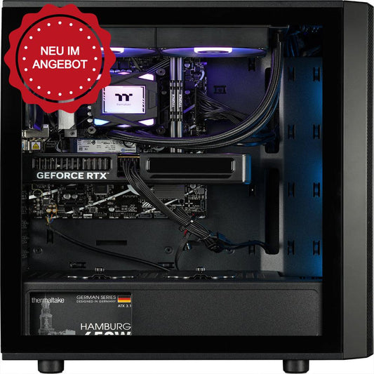 Der Dark Wizard ist ein LCGS Gaming PC mit NVIDIA RTX 5060 und Intel Core i5 14400F.