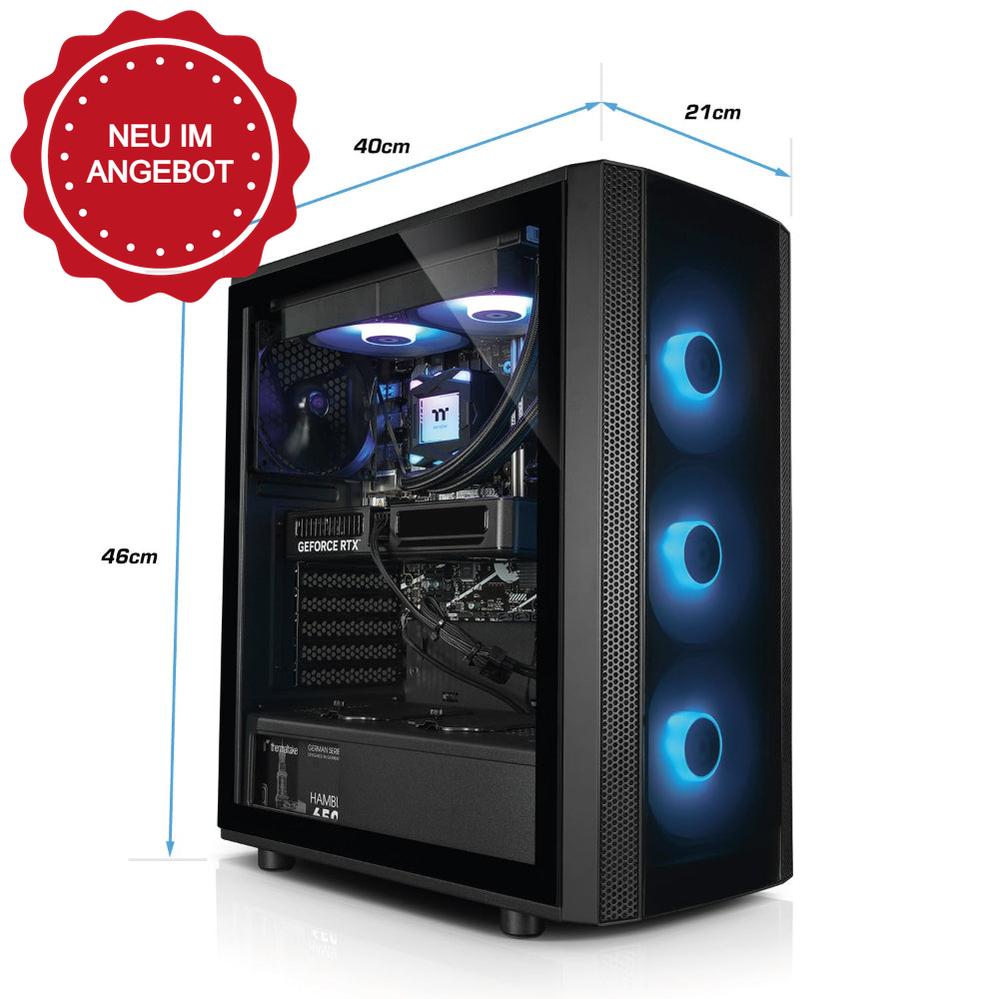 Der Dark Wizard ist ein LCGS Gaming PC mit NVIDIA RTX 5060 und Intel Core i5 14400F.