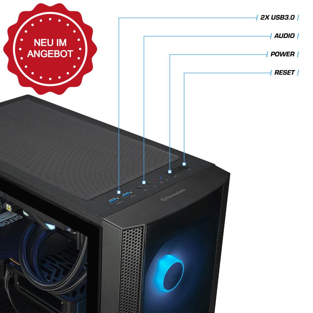 Der Dark Wizard ist ein LCGS Gaming PC mit NVIDIA RTX 5060 und Intel Core i5 14400F.