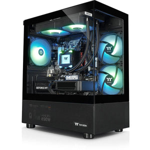 Der Darkling Elder 5070 in der Farbe Schwarz ist ein LCGS Gaming PC mit immenser Leistung. Ausgestattet mit bester Thermaltake-Technik dem View 170 TG ARGB Gehäuse, LA240-S Black AIO und Netzteil Berlin. Hardware: CPU AMD Ryzen 7 7800X3D, 32 GB DDR5 Ram, 1TB M.2 SSD.
