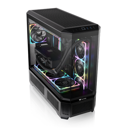 Das View 600 TG ist ein E-ATX PC Gehaeuse in der Farbe Black.