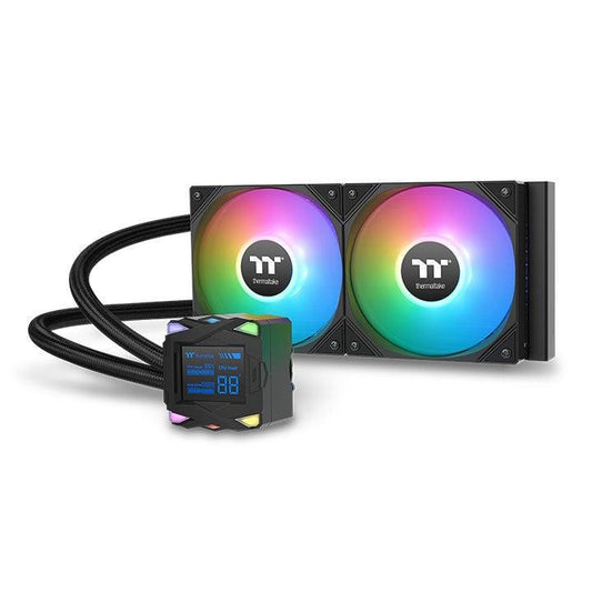 Die LA240-S ARGB ist eine AIO Wasserkuehlung mit LCD in der Farbe Black für alle Intel und AMD Sockel.