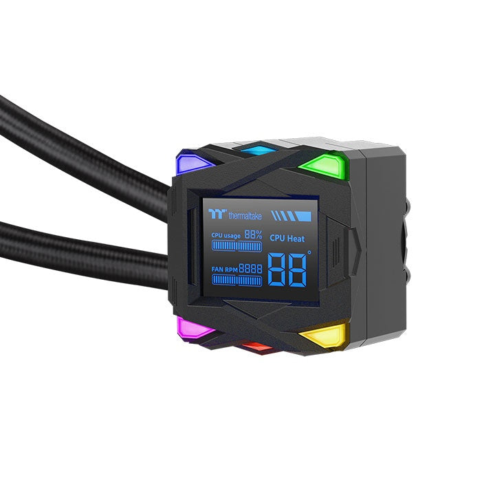 Die LA240-S ARGB ist eine AIO Wasserkuehlung mit LCD in der Farbe Black für alle Intel und AMD Sockel.