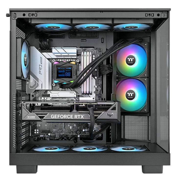 Die LA240-S ARGB ist eine AIO Wasserkuehlung mit LCD in der Farbe Black für alle Intel und AMD Sockel.