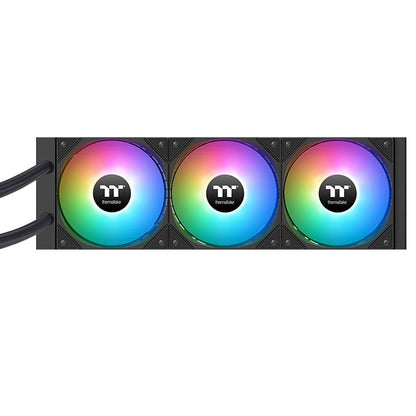 Die LA360-S ARGB ist eine AIO Wasserkuehlung mit LCD in der Farbe Black für alle Intel und AMD Sockel.