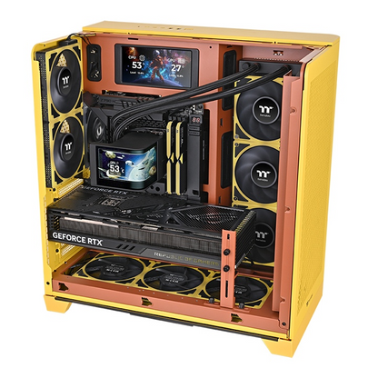 Die MAGCurve 360 Ultra AIO ARGB Wasserkühlung besitzt ein einzigartiges  6,67″ AMOLED-Display, Austauschbare Lüfterflügel und verfügt über AI Forge.