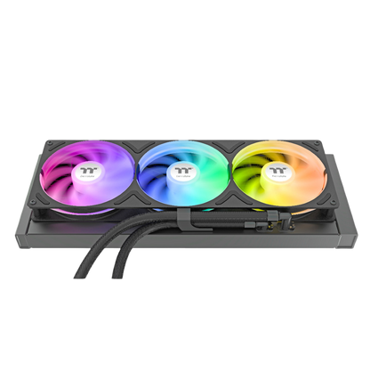 Die ST360 Ultra Black AIO Wasserkühlung mit einem ausrichtbaren 7" LCD Display, dass Individualisierbar ist, überzeugt durch außergewöhnliche Kühlleistung.