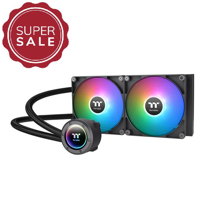 Die TH280 V2 ARGB in der Farbe Black, also Schwarz ist eine All-in-on Wasserkühlung für PC Gehaeuse (Tower).