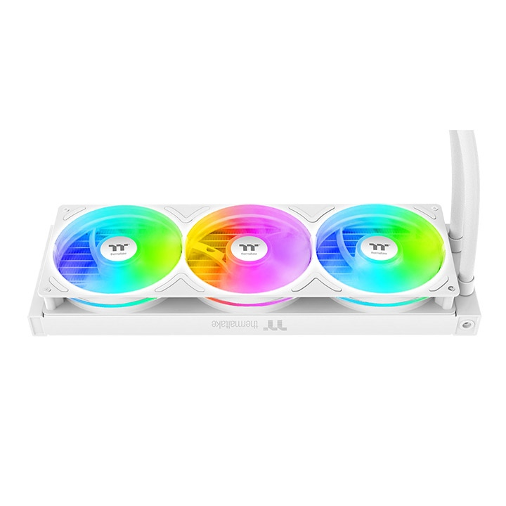 Endecke die TH360-S V3 Ultra ARGB AIO Wasserkühlung mit individualisierbaren 3.95” LCD display, AI Forge, 3x PWM Lüfter mit 2500 RPM.