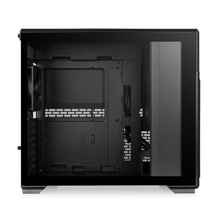 Entdecke das neue TR300 TG ATX Midi PC Gehäuse Black mit stilvollen TG Panel mit optionales 6,0-Zoll-LCD-Bildschirm-Kit