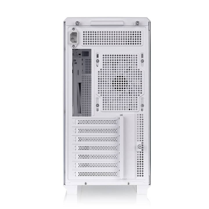 Entdecke das neue TR300 TG ATX Midi PC Gehäuse Snow White mit stilvollen TG Panel mit optionales 6,0-Zoll-LCD-Bildschirm-Kit